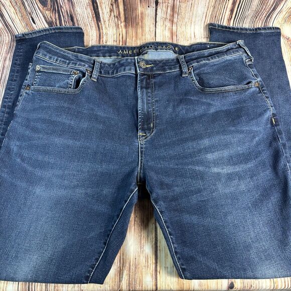 American Eagle Flex SLIM TAPER Mens Size 41x32 Blue Jeans Denim Pants - Picture 2 of 10